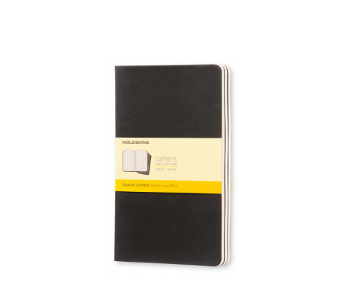 Блокнот Moleskine CAHIER JOURNAL LARGE 40 л в линейку твердая обложка QP416 бежевый